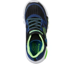 Skechers Lights Flex Glow - Sneaker schwarz und blau Blinker 90542L