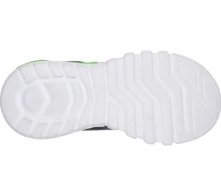 Skechers Lights Flex Glow - Sneaker schwarz und blau Blinker 90542L