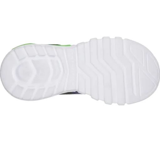 Skechers Lights Flex Glow - Sneaker schwarz und blau Blinker 90542L
