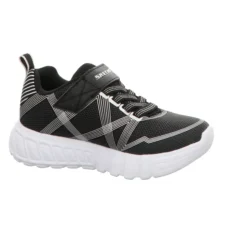 Skechers Lights Flex Glow - Sneaker schwarz und blau Blinker 90542L