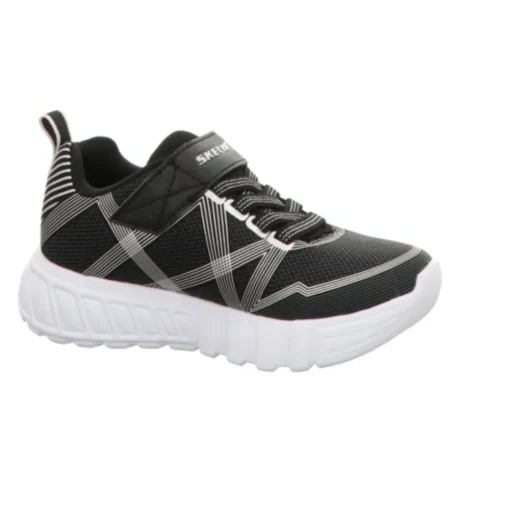 Skechers Lights Flex Glow - Sneaker schwarz und blau Blinker 90542L