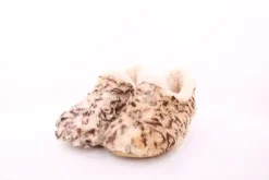 s`knöpfli Damen Hausschuh geschlossen leopardenmuster  beige S23 Z29117