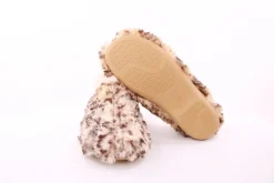 s`knöpfli Damen Hausschuh geschlossen leopardenmuster  beige S23 Z29117