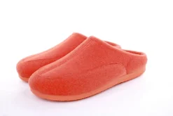s`knöpfli Damen Hausschuh Pantolette orange S22 X10625P