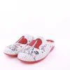 s`knöpfli Damen Hausschuh Pantolette Wechselfußbett Eifelturmmotiv grau S23 Z29378P