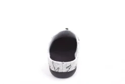 s`knöpfli Damen Hausschuh Pantolette Katzenmotiv Wechselfußbett grau S22 Z27587P