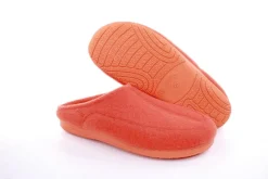 s`knöpfli Damen Hausschuh Pantolette orange S22 X10625P