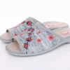 s`knöpfli Damen Pantolette Marienkäfer- Motiv grau S13 Z28649