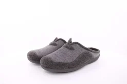 s`knöpfli Herren Hausschuh Pantolette grau S23 LC11165P