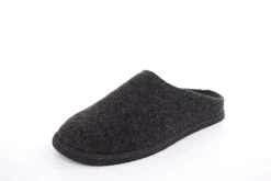 s`knöpfli Herren Hausschuh Pantoffel Filz Filzsohle grau S22 523