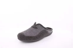 s`knöpfli Herren Hausschuh Pantolette grau S23 LC11165P
