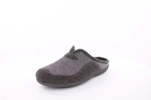 s`knöpfli Herren Hausschuh Pantolette grau S23 LC11165P