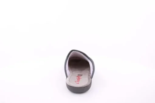 s`knöpfli Herren Hausschuh Pantolette kariert braun S23 AC11205