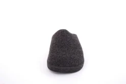 s`knöpfli Herren Hausschuh Pantoffel Filz Filzsohle grau S22 523