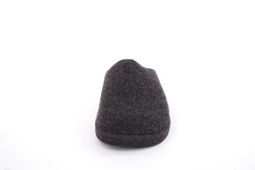 s`knöpfli Herren Hausschuh Pantoffel Filz Filzsohle grau S22 523