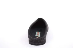 s`knöpfli Herren Hausschuh Pantoffel Filz Filzsohle grau S22 523