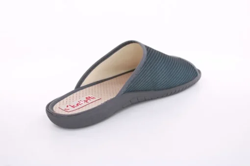 s`knöpfli Herren Pantolette Hausschuh blau S13 AC10786