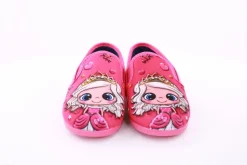 s´knöpfli Kinder Hausschuh Schlupfhausschuh Prinzessinnen Motiv pink S23 Can.Princesa