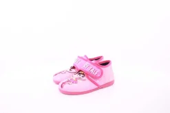 s`knöpfli Kinder Hausschuh Klettverschluss Feen- Motiv pink S23 No2