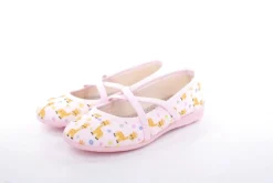 s`knöpfli Kinder Hausschuh Schlupfscuh Mädchen Giraffen- Motiv rosa S13 I28670