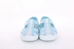 s`knöpfli Kinder Hausschuh Mädchen Glitzer- Effekt blau S13 V28970