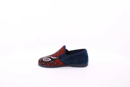 s`knöpfli Kinder Hausschuh Schlupfhausschuh Spiderman- Motiv blau S23 Can.Arana