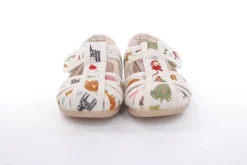s`knöpfli Kinder Hausschuh Tier- Motiv Klettverschluss beige S13 Z28528