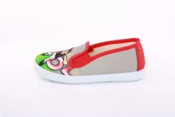 s`knöpfli Kinder Hausschuh Schlupfschuh Fussball- Motiv grau S13 V28902