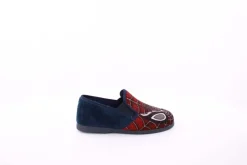 s`knöpfli Kinder Hausschuh Schlupfhausschuh Spiderman- Motiv blau S23 Can.Arana