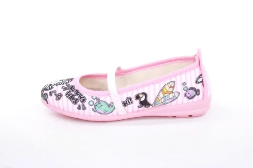 s`knöpfli Kinder Hausschuh Schlupfschuh Mädchen Einhorn- Motiv rosa S13 I28965