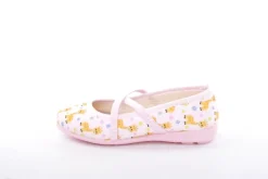 s`knöpfli Kinder Hausschuh Schlupfscuh Mädchen Giraffen- Motiv rosa S13 I28670