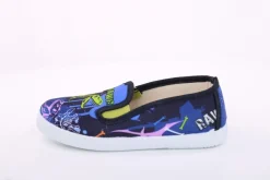 s`knöpfli Kinder Hausschuh Schlupfschuh Jungen Dinosaurier- Motiv blau S13 V28967