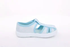 s`knöpfli Kinder Hausschuh Mädchen Glitzer- Effekt blau S13 V28970