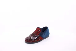 s`knöpfli Kinder Hausschuh Schlupfhausschuh Spiderman- Motiv blau S23 Can.Arana
