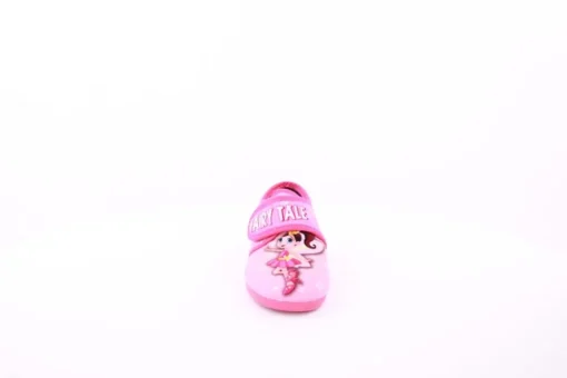 s`knöpfli Kinder Hausschuh Klettverschluss Feen- Motiv pink S23 No2
