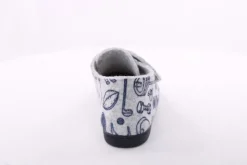 s´knöpfli Kinder Hausschuh Klettverschluss Game Over Motiv grau S23 No30