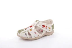 s`knöpfli Kinder Hausschuh Tier- Motiv Klettverschluss beige S13 Z28528