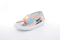 s`knöpfli Kinder Hausschuh Schlupfschuh Mädchen Einhorn- Motiv orange S13 V28851