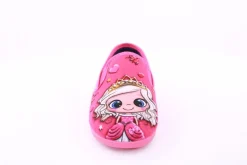s´knöpfli Kinder Hausschuh Schlupfhausschuh Prinzessinnen Motiv pink S23 Can.Princesa