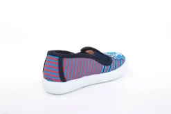 s`knöpfli Kinder Hausschuh Schlupfschuh Hai- Motiv blau S13 V28803