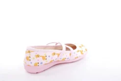s`knöpfli Kinder Hausschuh Schlupfscuh Mädchen Giraffen- Motiv rosa S13 I28670