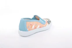 s`knöpfli Kinder Hausschuh Schlupfschuh Mädchen Einhorn- Motiv orange S13 V28851
