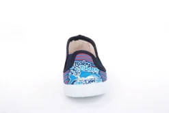 s`knöpfli Kinder Hausschuh Schlupfschuh Hai- Motiv blau S13 V28803