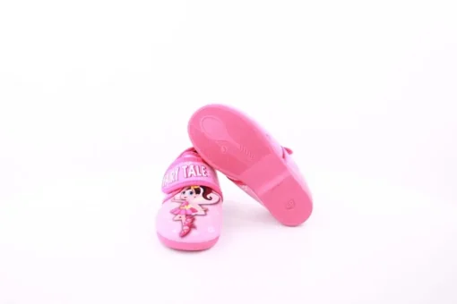 s`knöpfli Kinder Hausschuh Klettverschluss Feen- Motiv pink S23 No2