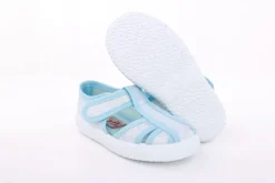 s`knöpfli Kinder Hausschuh Mädchen Glitzer- Effekt blau S13 V28970