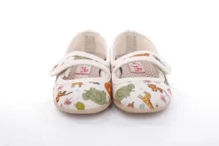 s`knöpfli Kinderausschuh Tier- Motiv Klettverschluss beige S13 I28721