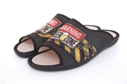 s`knöpli Herren Pantolette Hausschuh schwarz S13 AC10860