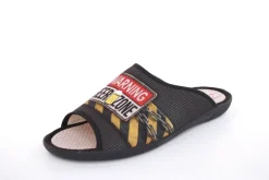 s`knöpli Herren Pantolette Hausschuh schwarz S13 AC10860
