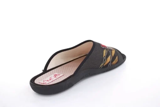 s`knöpli Herren Pantolette Hausschuh schwarz S13 AC10860