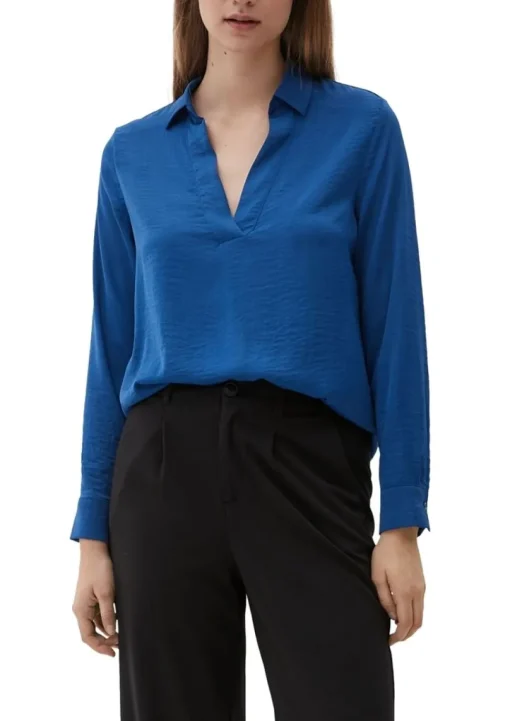 s.Oliver Bluse aus recyceltem Polyester S22  2124797